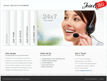 Tablet Screenshot of joinandsell.com